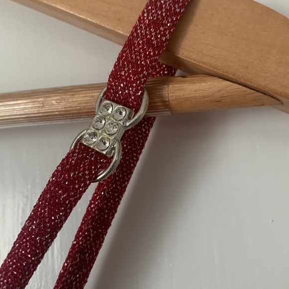 Ruby red sparkly dress size medium - Picture 4 of 7